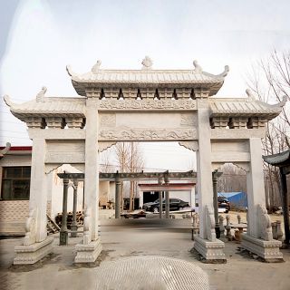如何雕刻村莊牌坊?_古城古鎮(zhèn)門(mén)樓石牌坊價(jià)格是多少