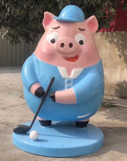 設(shè)計(jì)玻璃鋼卡通雕塑時(shí)要注意些什么？