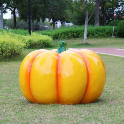 玻璃鋼仿真植物景觀(guān)南瓜雕塑擺件