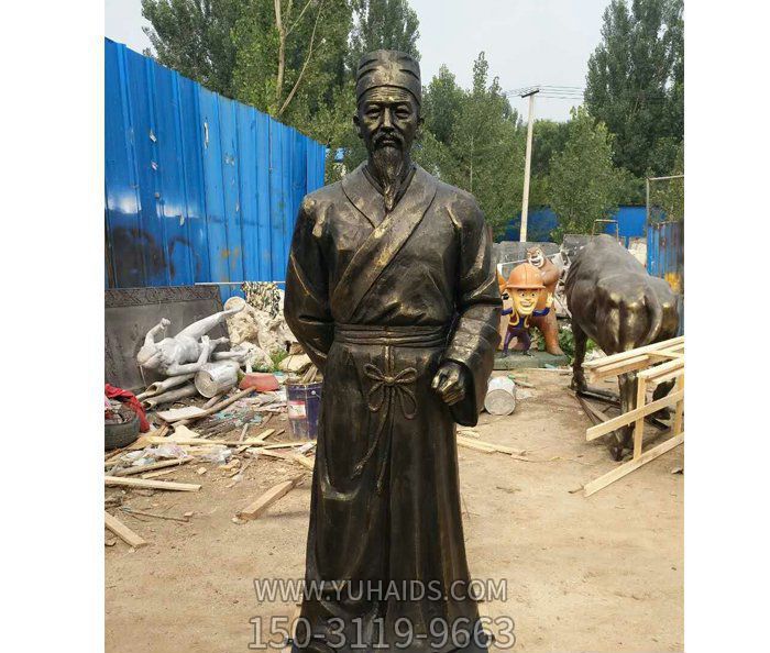 廣場玻璃鋼仿銅彩繪蜀漢開國皇帝劉備人物雕塑 廣場玻璃鋼仿銅彩繪蜀漢開國皇帝劉備人物雕塑