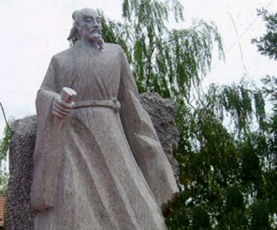 景區(qū)戶(hù)外擺放大理石詩(shī)仙古代名人李白雕塑