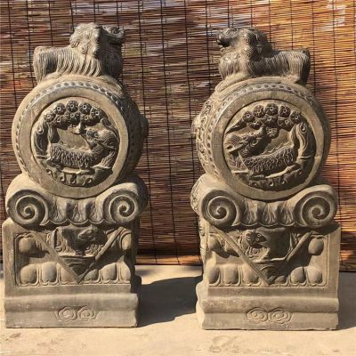 仿古石門(mén)墩，獅子門(mén)墩