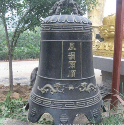 風(fēng)調(diào)雨順鑄銅鐘，吊鐘，掛鐘