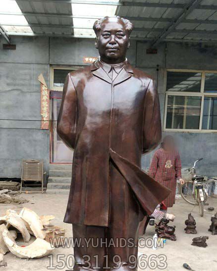 毛澤東雕塑-戶外銅雕中國偉人毛澤東雕塑 毛澤東雕塑-戶外銅雕中國偉人毛澤東雕塑