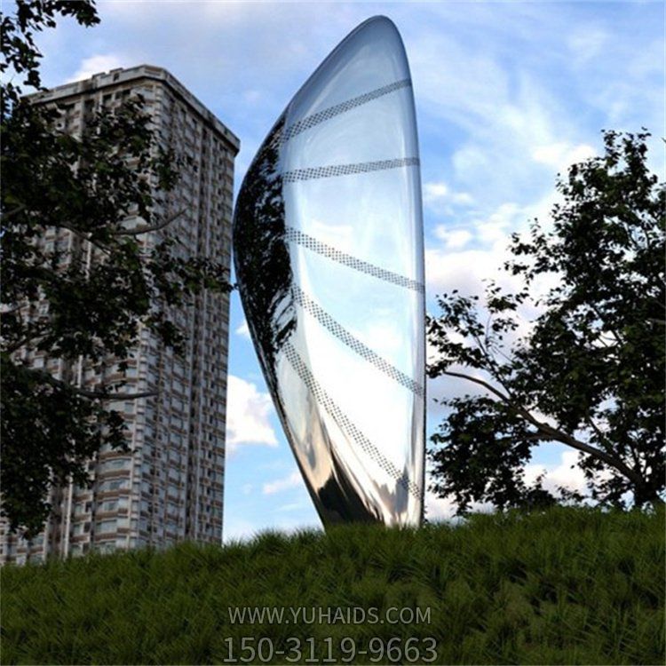 廣場(chǎng)戶外景觀不銹鋼擺件雕塑